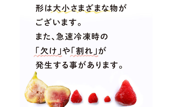 冷凍あまおう（いちご）と冷凍とよみつひめ（いちじく）セット　計約２kg＜一般社団法人地域商社ふるさぽ＞ 那珂川市 [GBX254]