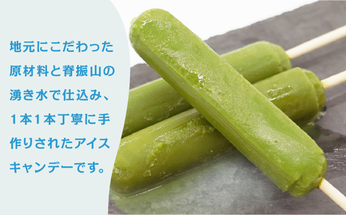【全6回定期便】福岡県産「八女抹茶」 アイスキャンディー 10本セット＜株式会社natural factory＞那珂川市 スイーツ アイス [GEA043]