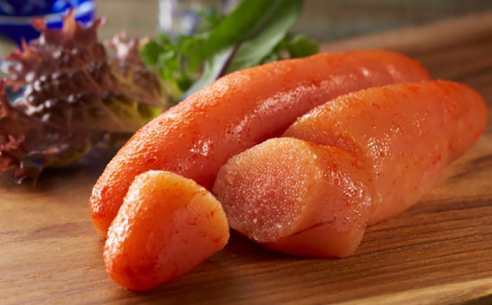 【博多辛子明太子の島本】希少国産卵・無着色大吟醸仕込み辛子明太子一本物120ｇ＜株式会社島本食品＞那珂川市 [GER008]