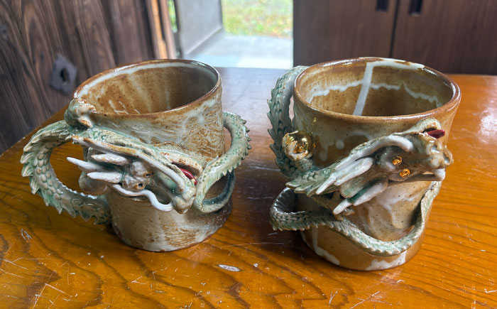「龍碗」 2カップ＜陶房 夢幻＞那珂川市 [GET006]