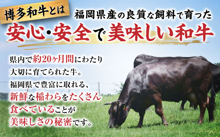 【全3回定期便】【訳あり】博多和牛 しゃぶしゃぶ すき焼き 750gセット＜株式会社MEAT PLUS＞那珂川市 肉 牛肉 黒毛和牛 [GBW073]