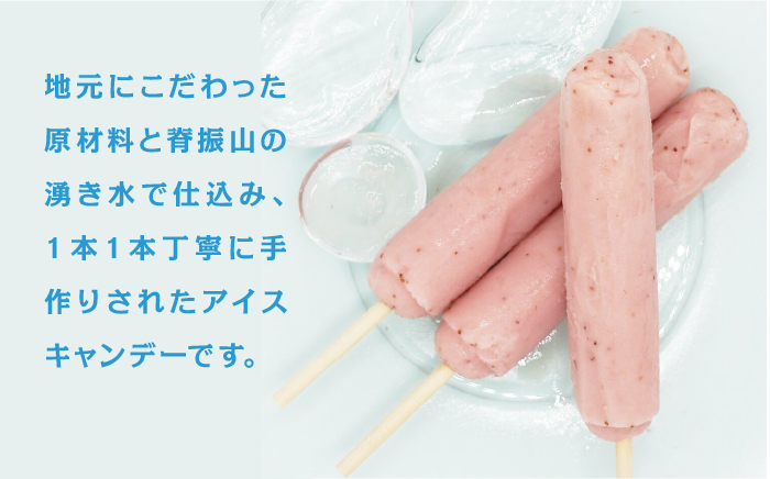 【全12回定期便】福岡県産「博多あまおう」 アイスキャンディー 10本セット＜株式会社natural factory＞那珂川市 スイーツ アイス [GEA038]