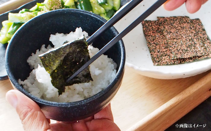 【全3回定期便】福岡有明のり　梅しそ・明太子・味のりセット8切5枚×各8【合計24Pセット】 ＜木村食品＞ 那珂川市 [GFW083]