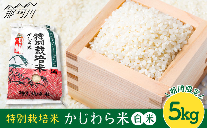 【9月中旬から発送】特別栽培米 かじわら米 新米 白米 米 5kg＜農事組合法人かじわら＞那珂川市 [GAI002]