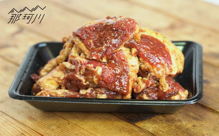 【全6回定期便】たれ漬け牛カルビ　1kg(200gx5)＜なかがわ市場 うしじま＞那珂川市 [GAR043]