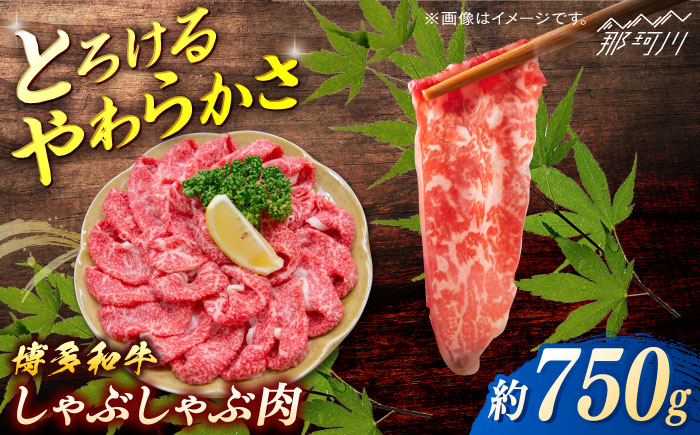 博多和牛　しゃぶしゃぶ　約750g＜一般社団法人地域商社ふるさぽ＞ 那珂川市 [GBX072]