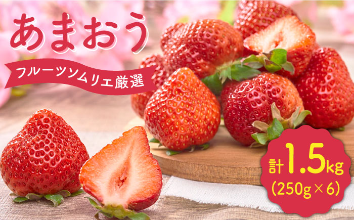 【2月上旬より発送】先行予約！福岡産【春】 あまおう 6パック＜南国フルーツ株式会社＞那珂川市 [GCD010]