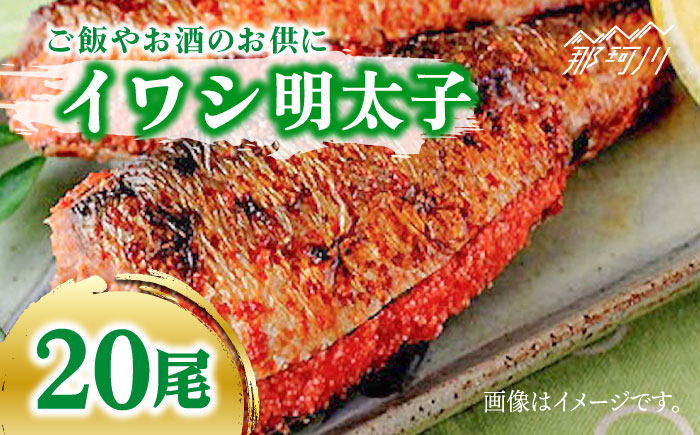 ピリ辛 いわし明太20尾＜株式会社マル五＞那珂川市 明太加工 [GDW015]