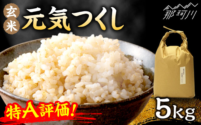 特A評価! 元気つくし【玄米】 5kg＜株式会社ベネフィス＞那珂川市 [GED056]