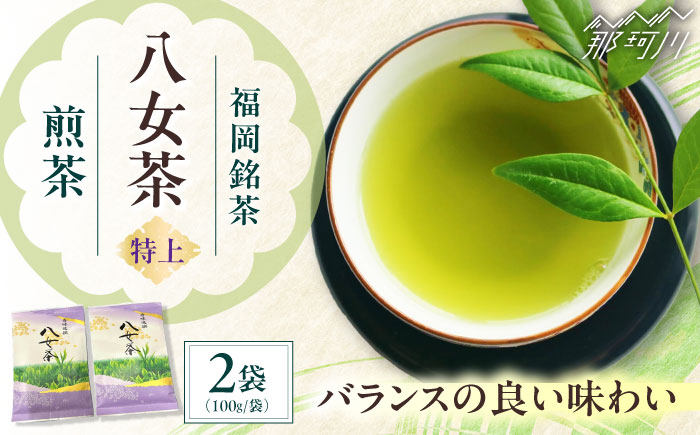 八女茶【特上】煎茶セット　100g×2袋 ＜木村食品＞ 那珂川市 [GFW069]