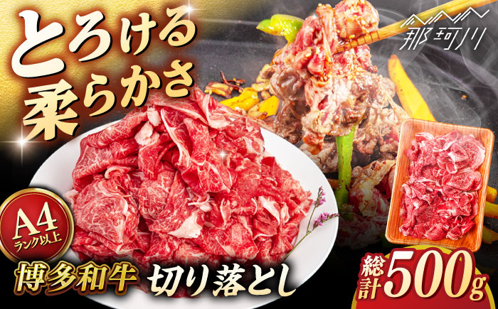 【A4～A5 等級】博多和牛 切り落とし 500g ＜ヒサダヤフーズ＞那珂川市 [GFY022]