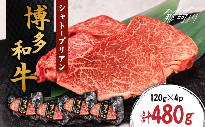 博多和牛 シャトーブリアン 約480g（120g×4枚）＜株式会社くしだ企画＞那珂川市 [GZI002]