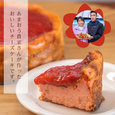 福岡県産あまおう使用!!あまおうチーズケーキ(宇美町)【配送不可地域：離島】
