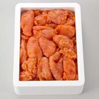 訳アリ!!　辛子明太子　切れコロ【無着色】1kg(宇美町)【配送不可地域：離島】