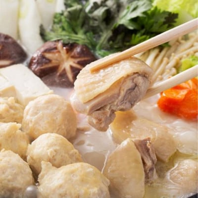 【毎月定期便】訳あり 水炊き2人前と辛子明太子1個セット(宇美町)全2回【配送不可地域：離島】