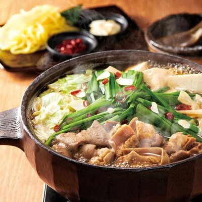 2021年12月発送開始『定期便』もつ鍋(醤油)4-5人前とお米(元気つくし)10kgのセット全6回