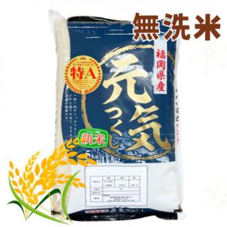 【令和7年産】福岡県産米食べ比べ＜無洗米＞「夢つくし」と「元気つくし」セット計10kg 宇美町