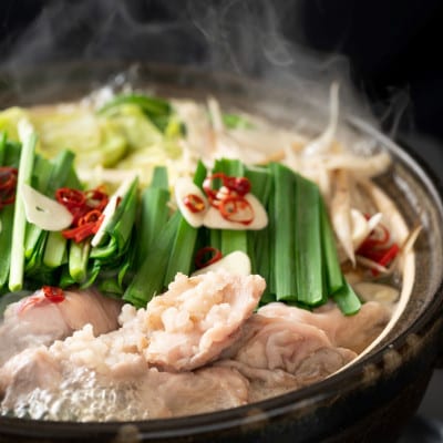 訳あり!博多味噌もつ鍋2人前と辛子明太子(切子)1個セット(宇美町)【配送不可地域：離島】