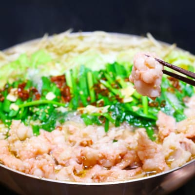 【毎月定期便】訳あり!博多醤油もつ鍋2人前と辛子明太子(切子)1個セット(宇美町)全2回【配送不可地域：離島】