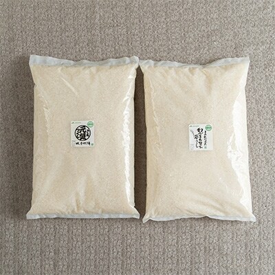 2021年8月発送開始『定期便』果物屋さんが選んだ米(夢つくし＆元気つくし)2.5kg×2袋全6回