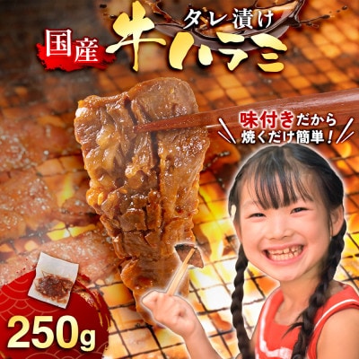 国産 特製たれ漬 牛ハラミサガリ 250g[配送不可地域:離島]