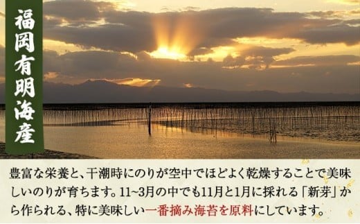 【有明海産一番摘み限定】福岡有明のり(味のり)計210枚（10切70枚×3本）SM018 味のり 計210枚（10切70枚×3本）