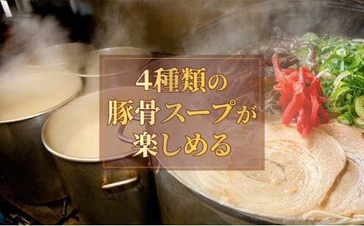 【4種の豚骨スープ】博多とんこつラーメン12食分【本場博多産のスープ】 12食分