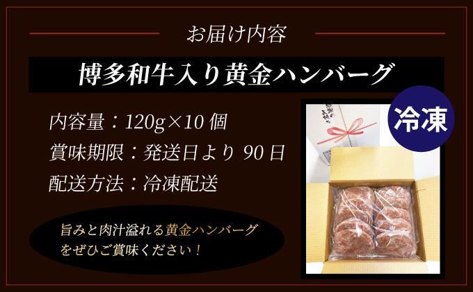 博多和牛入り黄金ハンバーグ