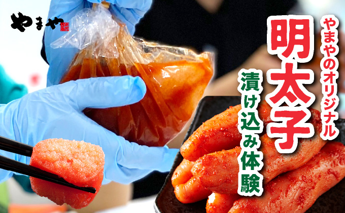 やまやのオリジナル明太子漬け込み体験　AZ095