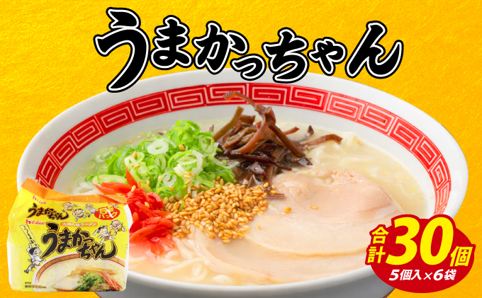 VY009 うまかっちゃん 定番とんこつ味 合計30袋