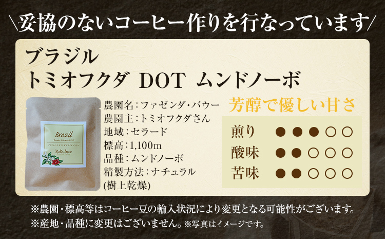 コーヒー ドリップバッグ お試し 無糖 1500円ポッキリ ブラジル メール便（ポスト投函）