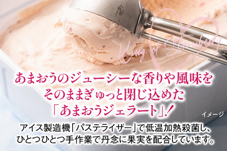 福岡産 あまおうジェラート 100ml×6個 あまおう イチゴ いちご ジェラート スイーツ 果物 フルーツ アイス 送料無料 高級 お返し プレゼント 御見舞 お取り寄せ ストロベリー 苺