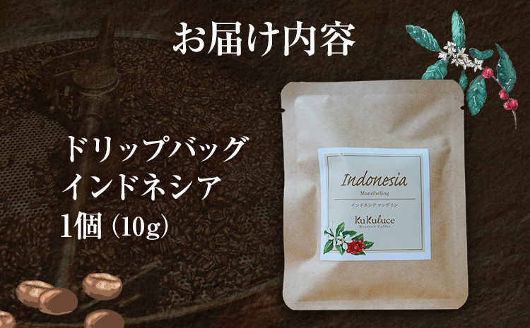 コーヒー ドリップバッグ お試し 無糖 1500円ポッキリ インドネシア メール便（ポスト投函）
