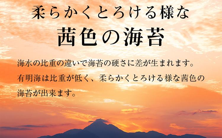 訳あり 有明海産 焼き海苔 2切8枚×13袋 合計104枚 福岡有明のり 海苔 取り寄せ ごはんのおとも 九州 ご当地グルメ 福岡土産