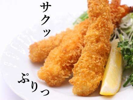 サクッとぷりっと鮮魚専門店の手作り生エビフライ（25尾） OR001-1