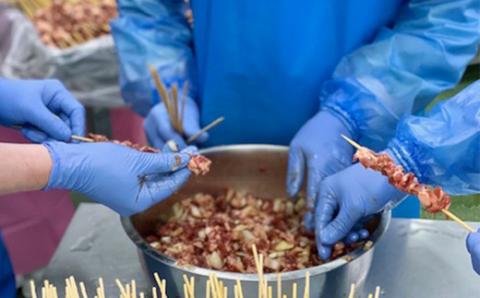 ラム肉串（ヤンロウチュアン）30本 ST003-1