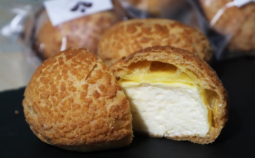 ［ YUZUKA ］ 特製 冷凍 クッキー シュークリーム 12個 YZ010-1