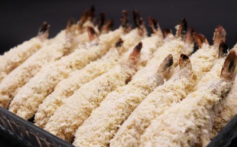 サクッとぷりっと鮮魚専門店の手作り生エビフライ（25尾） OR001-1