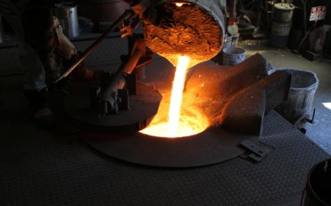 ［ 楠原製作所 ］ IH 対応 鋳鉄 製 たこ焼き プレート KH001-1