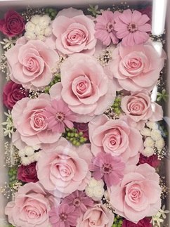 HE005.グレース白フレームアレンジ（A４サイズ）