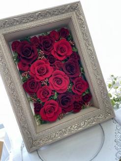 HD004.アンティークフレームアレンジA4サイズ（アクリル入り）