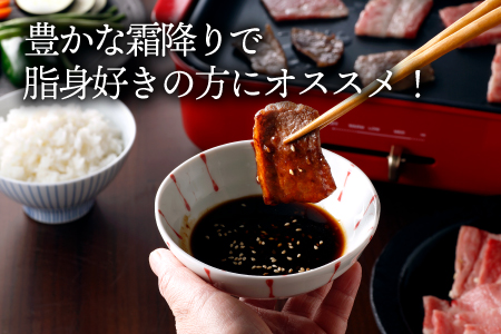 E131.【博多和牛】A４・Ａ５等級こくうま霜降りカルビ焼肉５００ｇ×5か月定期便