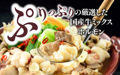 AB363.工場直販.得用もつ鍋（白みそ）８～１０人前