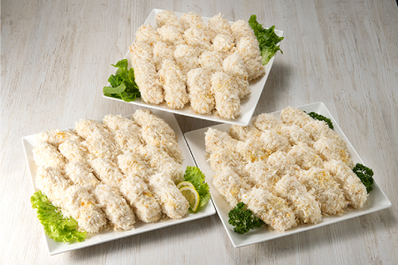 AB278.どーんと４kg！５４個！大きな３種のグラタンコロッケ（かに・えび・鮭チーズ）