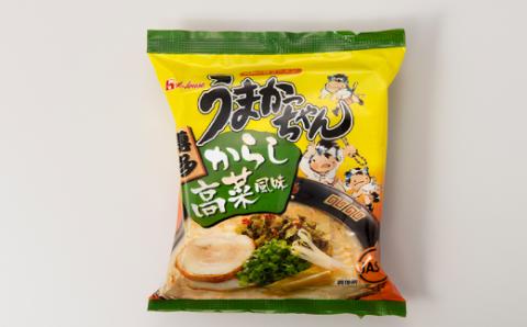 AA086.福岡・博多の味『うまかっちゃん』３０袋（５袋パック×６セット）／からし高菜風味