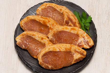 A1449.九州産黒豚ロースプルコギ漬け込みセット　