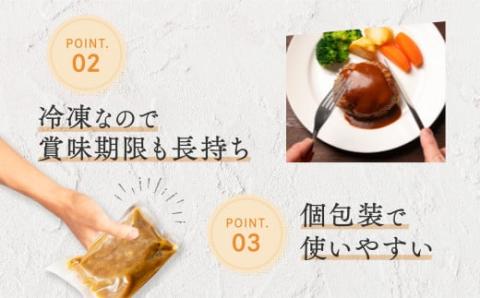 AB417.累計４０万個突破記念！どーんと3㎏!デミ＆カレーハンバーグセット【150g×20個】