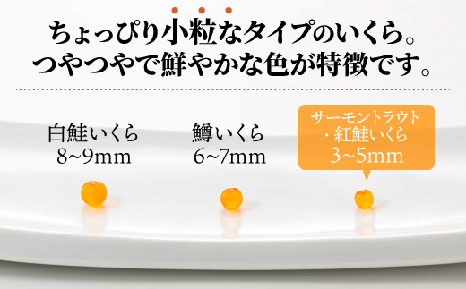 A1594.いくら醤油漬（サーモントラウト・紅鮭）400g（200g×2パック）