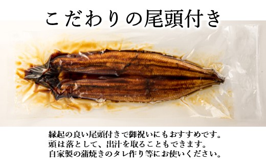 B367.【国内産】上うなぎ蒲焼.3尾（約450g）『1~2ヶ月前後でお届け！！』