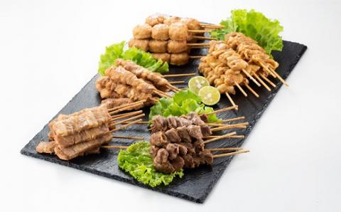 AB234.どーんと５０本！焼き鳥（タレ）1パック5種類×10パック